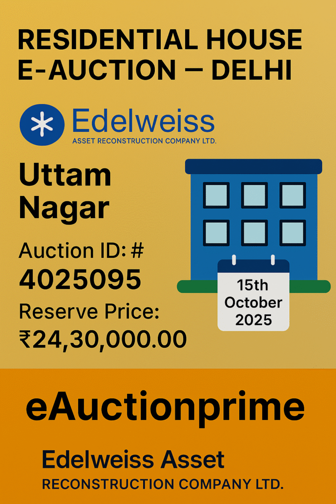 Edelweiss Asset Reconstruction Company Ltd. – Residential House Edelweiss Asset Reconstruction Company Ltd. – Residential House