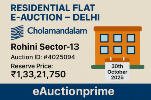Cholamandalam Investment & Finance Co. Ltd. – Residential Flat Cholamandalam Investment & Finance Co. Ltd. – Residential Flat