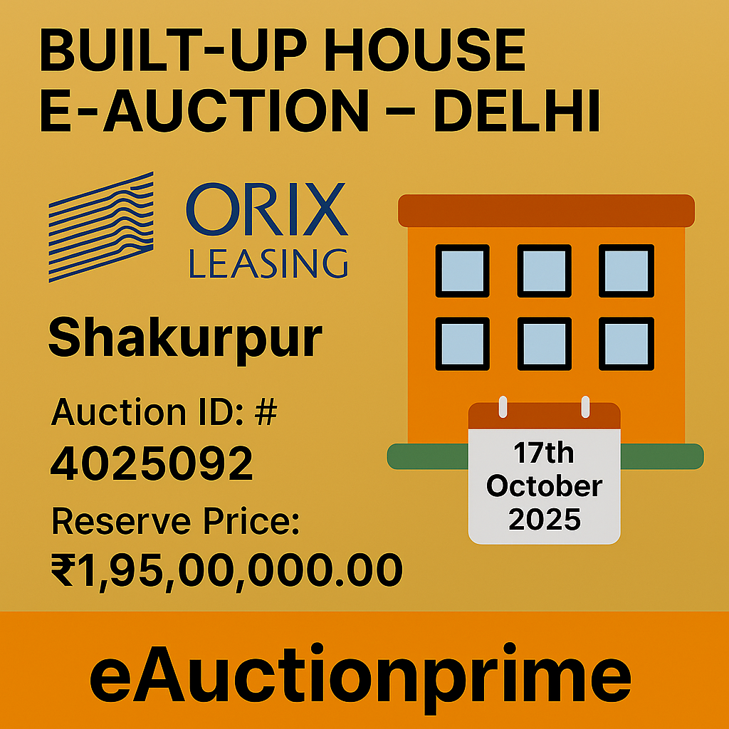 Orix Leasing – Residential Plot & Built-up House Orix Leasing – Residential Plot & Built-up House